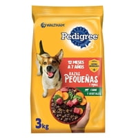 Alimento Seco Perro Adulto Raza Pequeña Carne Y Vegetales Bolsa 3 Kg Pedigree