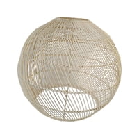 Magideal - Pantalla De Lámpara De Ratán, Pantalla De Lámpara De Araña De Cesta, Accesorio De Iluminación, Decoración De Lámpara Clásica, Pantalla De Lámpara Colg