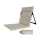 thumbnail image 4 of Silla De Playa Con Respaldo Estera De Playa Silla De Salón Silla Plegable Portátil Beige, 4 of 5