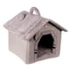 thumbnail image 5 of Cama Para Gatos, Suave, Tipo Cueva Para Gatitos, Con Asa, Compacta, Tama?o S, Gris, 5 of 5