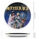 thumbnail image 2 of Beetlejuice Plato decorativo de porcelana fina (bone china), plato decorativo de cerámica para hogar, oficina, soporte de pared, platos decorativos para dormitorio - 6 pulgadas (15 cm), 2 of 6