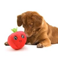 Defensor - Peluche Para Mascotas Con Sonido Color Rojo