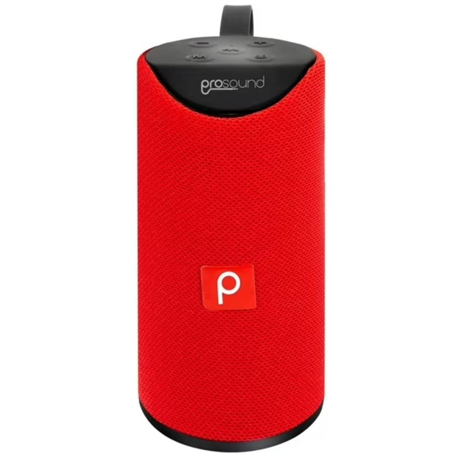 Prosound - Parlante Bluetooth Portatil Tws Usb Rojo P391