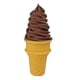 thumbnail image 3 of Cono de helado falso, muestra de exhibición de juguetes de comida de imitación, helado de imitación para exhibición, decoración de escritorio, accesor Marrón, 3 of 5