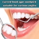 thumbnail image 5 of Juego de palillos de dientes de acero inoxidable 304, hilo dental metálico, cartucho de almacenamiento portátil, herramientas de limpieza para el cuidado dental., 5 of 5