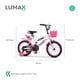 thumbnail image 3 of Bicicleta Infantil Lumax Aro 16 Rosado Con Rueditas, 3 of 4