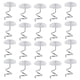 thumbnail image 1 of Clear Heads Twist Pins Tornillos En Espiral Para Tapicería Forma Redonda L 20 Paquete, 1 of 5