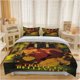 thumbnail image 1 of 3pcs Belloway Trio Vintage Animation Themed Bedding Set Duvet Cover and Pillowcase Set Soft and Comfortable for All Seasons, 1 of 5
