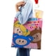 thumbnail image 4 of Mother Goose Club Bolso de tela con estampado de lienzo para mujer, bolsa de compras reutilizable y estética, con cremallera interior, regalo para mujer,38*45cm., 4 of 6