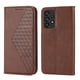 thumbnail image 5 of Funda Flip FOXDOCK para Samsung Galaxy A73 5G , Estilo Billetera con Diseño Rombo, Correa de Mano y Soporte, Uso Diario, 5 of 6