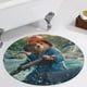 thumbnail image 5 of Oso Paddington Alfombra Redonda de Felpa Coral, Antideslizante, No Desprende Pelusas, Lavable y Duradera para Salón, Dormitorio y Habitación de Niños 60cm, 5 of 6