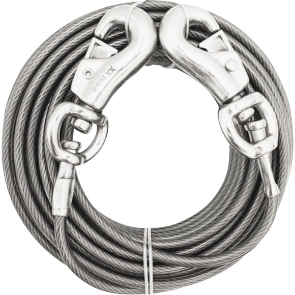 Cable de amarre para perros Leash Boss Pet Q6820, 6 m, extra grande