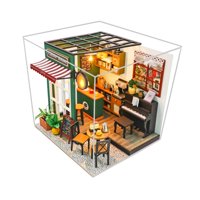 Bothyi - Kits De Construcción De Cafetería En Miniatura, Casa Pequeña Hecha A Mano, Juguetes Para Niños De Familia