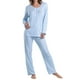 thumbnail image 1 of Pijama Mujer Celeste Talla L, 1 of 3