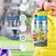 thumbnail image 5 of El autobús mágico Botella de Agua con Tapa Pop Top de Un Toque, Acero Inoxidable, a Prueba de Fugas, para Deportes, Botella Infantil azul 12 oz, 5 of 6