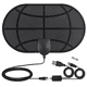 thumbnail image 2 of Antena de TV digital HD amplificada, compatible con TV Stick 4K 1080p y todos los televisores antiguos. Amplificador de señal con interruptor inteligente para interiores. Admite canales locales con, 2 of 8