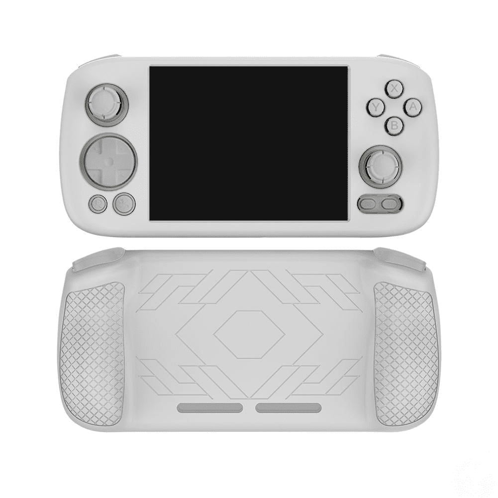 Genérico - Funda Protectora De Silicona A Prueba De Golpes Para Consola De Juegos Anbernic Rg 406h Funda Blanda Accesorios-blanco