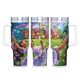 thumbnail image 1 of Isabella de Encanto Vaso aislado de acero inoxidable con asa, diseño temático, regalo para familia, amigos y fans; incluye pajita y encaja en el portavasos estándar, 40 oz, 1 of 6