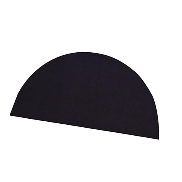 Alfombrilla ignífuga para chimenea, almohadilla ignífuga, práctica Protector de suelo negro, alfombra para área de hogar para Patio, interior, uso dom Estilo C