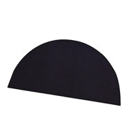 Magideal - Alfombrilla Ignífuga Para Chimenea, Almohadilla Ignífuga, Práctica Protector De Suelo Negro, Alfombra Para Área De Hogar Para Patio, Interior, Uso Dom Estilo C