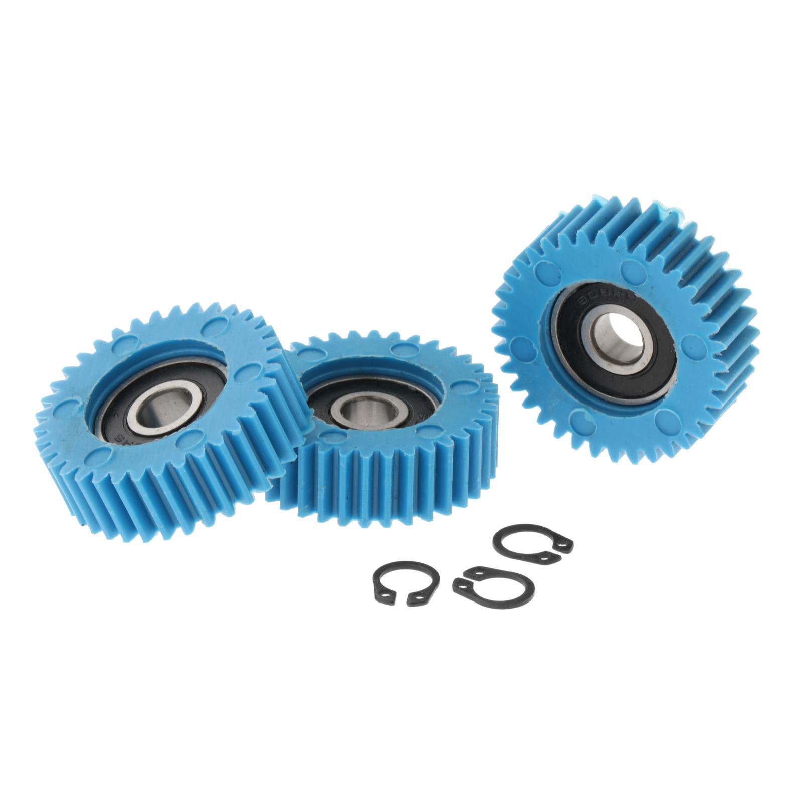 Ioensy - 3 Uds 36 Dientes Accesorios De Engranajes Planetarios Para Motor Bafang Nylon Azul