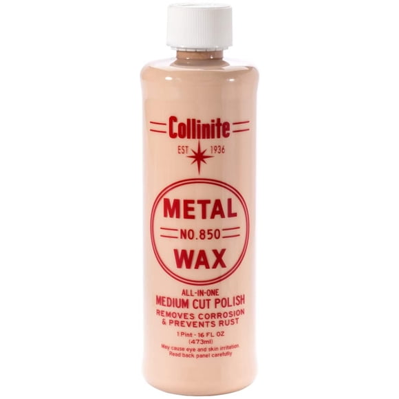 La cera y el esmalte metálicos Collinite 850 eliminan el óxido y la oxidación