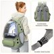 thumbnail image 4 of Mochila transportadora para gatos YUNLINLI, transpirable, plegable, 7,5 kg, 4 of 6