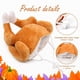 thumbnail image 4 of Paquete de 2 sombreros de pavo de Acción de Gracias para disfraz de gato, Halloween, perro pequeño, gatito, sombrero de baqueta para accesorios de cosplay y regalos de fiesta, 4 of 7