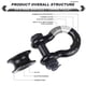 thumbnail image 3 of Snatch Block AMBULL mejorado 10T con polea de remolque de 10.000 kg, 3 of 7