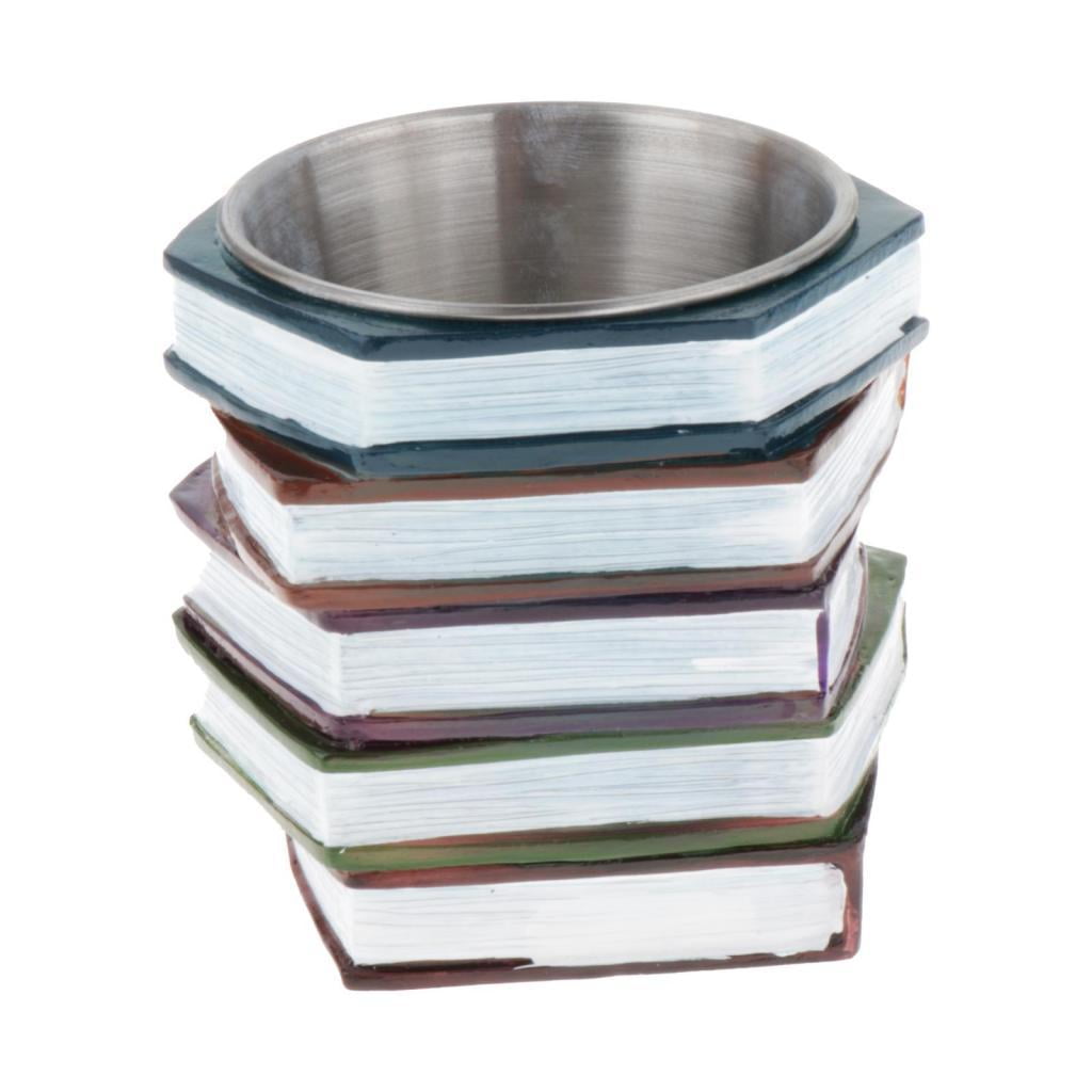 Magideal - Taza De Café Con Forma De Libro Pintado, Decoración Única Para El Hogar, Taza Multifuncional De Resina Para Escritores, Bibliófilos Y Amantes De La Li Estilo A