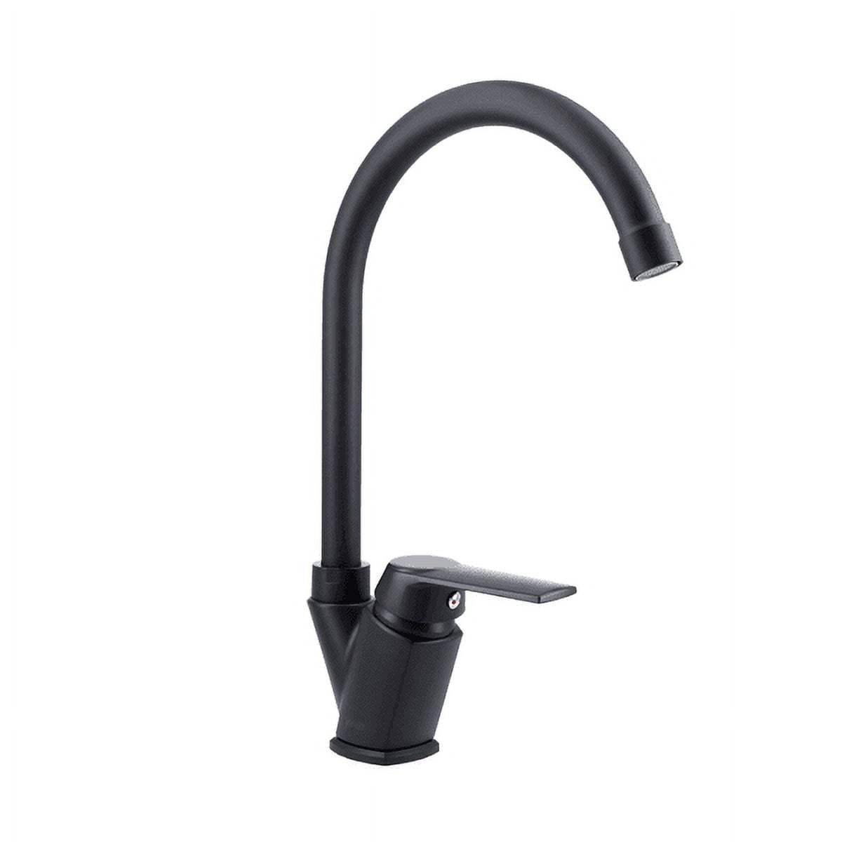 Monomando Grifo Llave Lavaplatos Fregadero Módena Stretto Negro