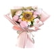 thumbnail image 1 of Ramo De Flores De Ganchillo, Aniversario De Primavera, Girasol Artificial Hecho A Mano En Casa, Color Rosa, 1 of 5