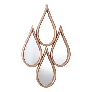 Genérico - Espejo Decorativo Enmarcado Estilo Europeo Forma Gotas Jhn