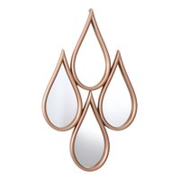 Genérico - Espejo Decorativo Enmarcado Estilo Europeo Forma Gotas Jhn