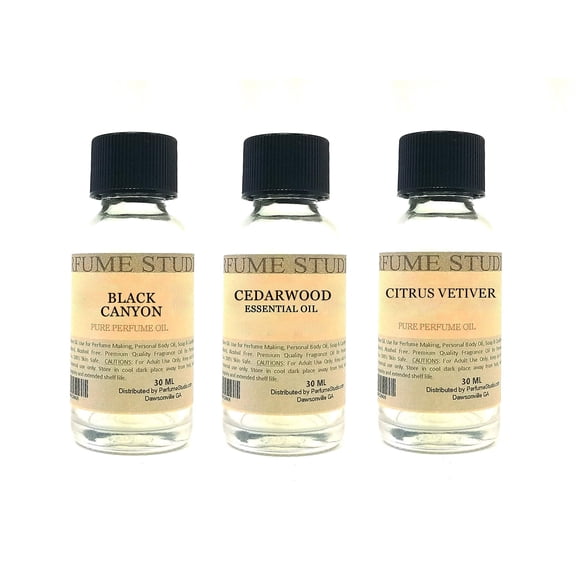 Set De Aceites Aromáticos 3 Pzas De 30 Ml Para Cosmética