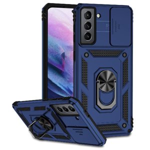 Estuche Gangxun Para Samsung Galaxy S21, Soporte Giratorio 360°, Estilo Mecánico Y Magnético