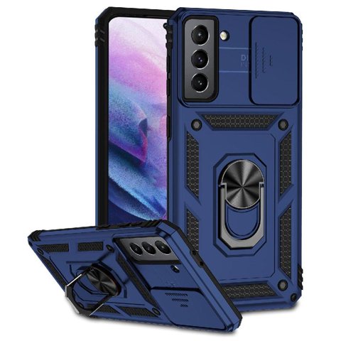 Estuche Gangxun Para Samsung Galaxy S21, Soporte Giratorio 360°, Estilo Mecánico Y Magnético