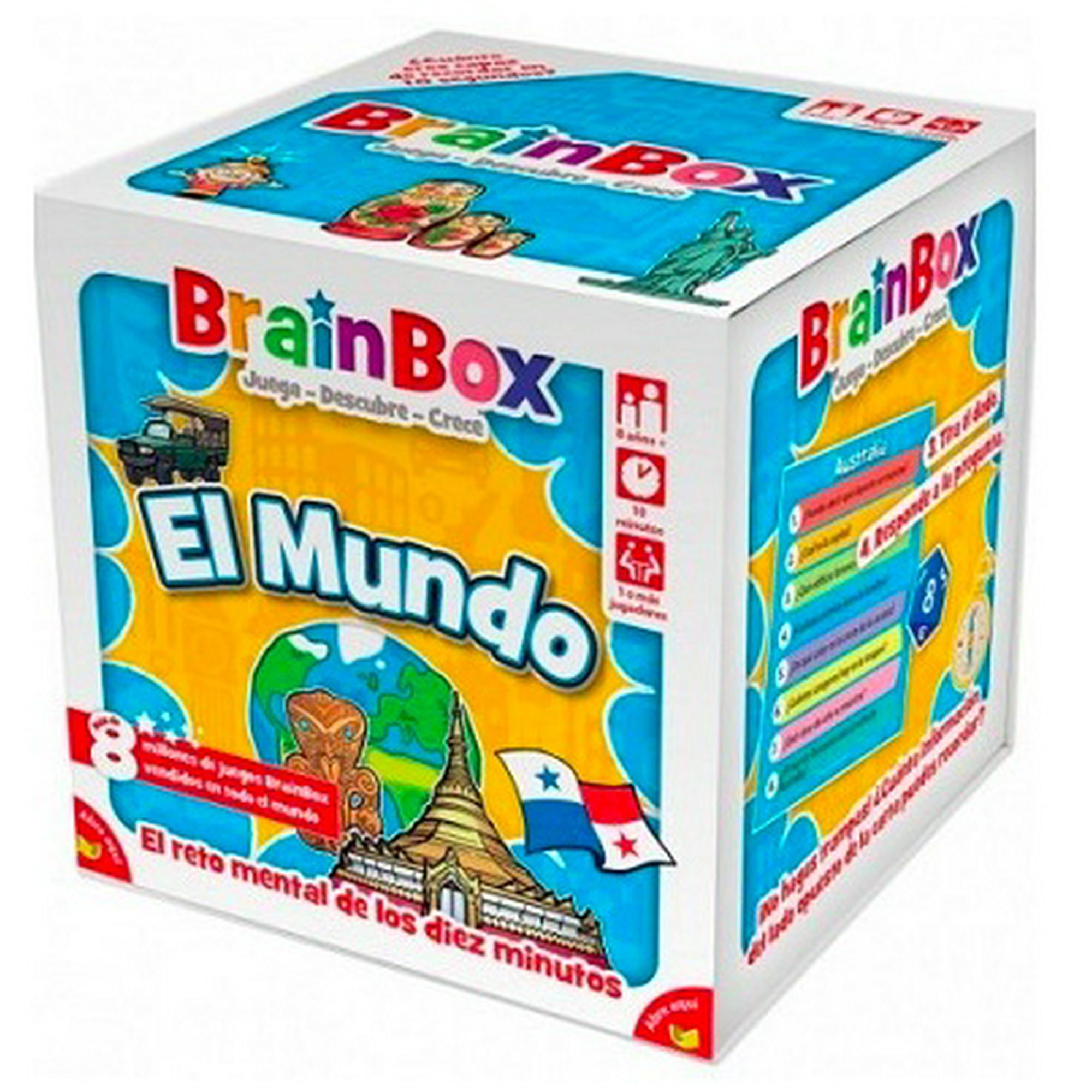Asmodee - Juego De Mesa Brainbox El Mundo