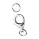 thumbnail image 1 of 1pcs 925 Broche De Langosta De Plata Esterlina DIY Joyería Encontrar Conectores 8mm, 1 of 2