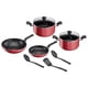 thumbnail image 1 of Batería de Cocina 9 Piezas Supercook B460S984 Antiadherente Rojo, 1 of 8