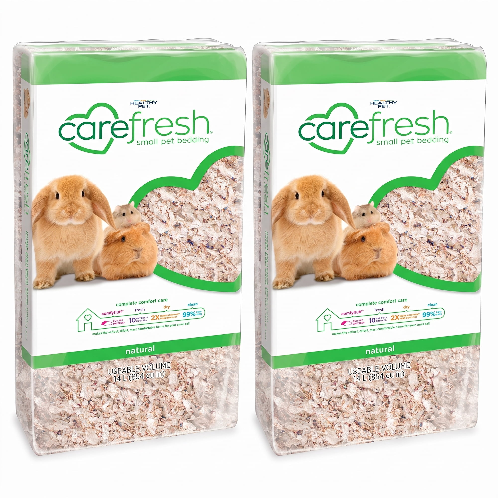 Pack X2 UN - SUSTRATO CAREFRESH NATURAL (14 LT)