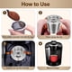thumbnail image 5 of K‑Cups FAQQMCVY Pack de 4 reutilizables de acero inoxidable, 5 of 7
