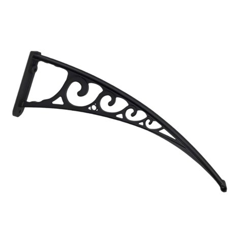Magideal - Soporte De Toldo Estable Soporte De Soporte Para Sombrillas Soporte De Toldo Para Puerta De Ventana Fácil De Instalar Para Puerta Delantera De Ventana Negro