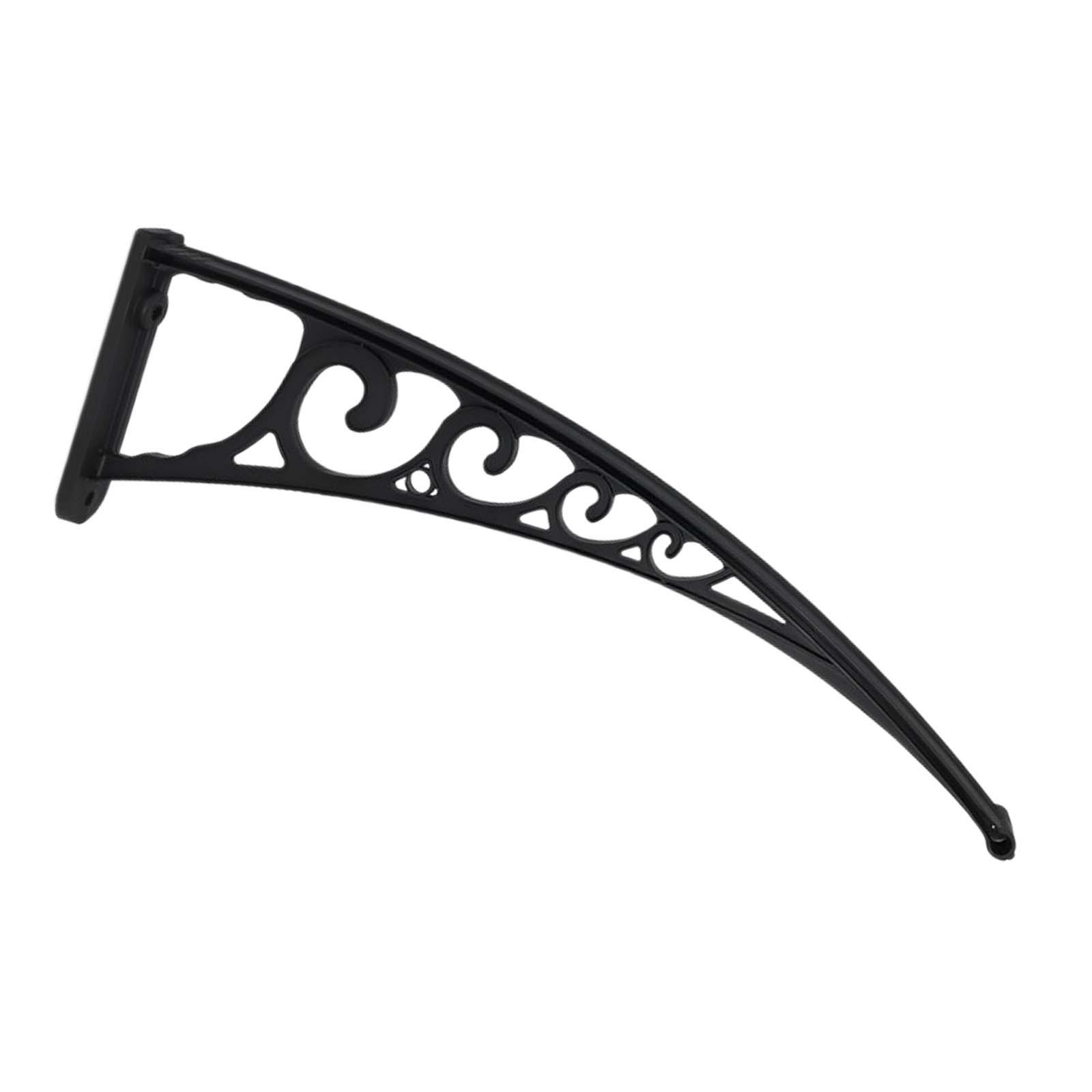 Magideal - Soporte De Toldo Estable Soporte De Soporte Para Sombrillas Soporte De Toldo Para Puerta De Ventana Fácil De Instalar Para Puerta Delantera De Ventana Negro