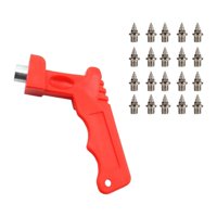 Ioensy - 20 Piezas Clavos Para Zapatos De Pista Clavos Para Correr En Pista Para Práctica De Deportes Al Aire Libre Plata