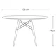 thumbnail image 3 of Mesa Eames Redonda 120cm Diámetro, 3 of 3