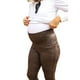 thumbnail image 2 of Pantalon Maternal Eco Cuero Café M, 2 of 3