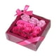 thumbnail image 1 of Juego De Jabón Con Flores De Rosas En Caja De Regalo Cuadrada De 13,5 X 13,5 X 5 Cm Para El Día De La Madre Elegante Degradado Rosa, 1 of 3