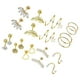 thumbnail image 4 of Pendientes De Tuerca Pluma Geométrica Lisa 20 Piezas Para La Boda Del Día De Navidad, 4 of 5