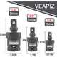 thumbnail image 2 of Adaptador Universal de Impacto VEAPIZ 3 pzs 1/4 3/8 1/2 CR-Mo, 2 of 3
